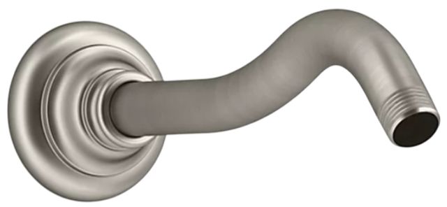 KOHLER® Artifacts® Vibrant Brushed Nickel Shower Arm and Flange-0