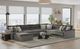 iAmerica Campton Greystone 6pc Modular Sectional-0