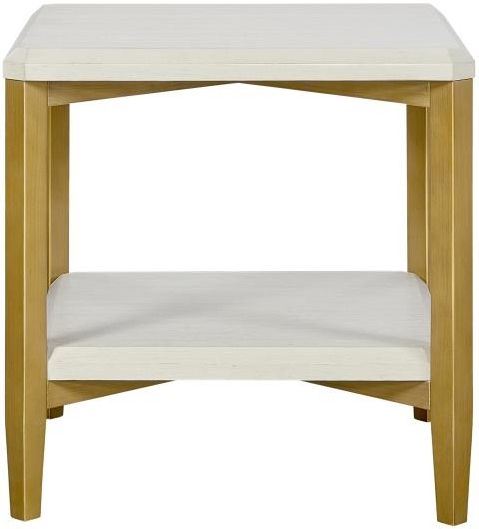 Bernards Indigo Beige/White End Table-1