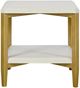 Bernards Indigo Beige/White End Table-1
