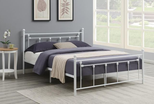 Coaster® Canon White Metal Bed-2