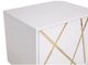 VIG Furniture Modrest Nixa Gold/White Wide Nightstand-4