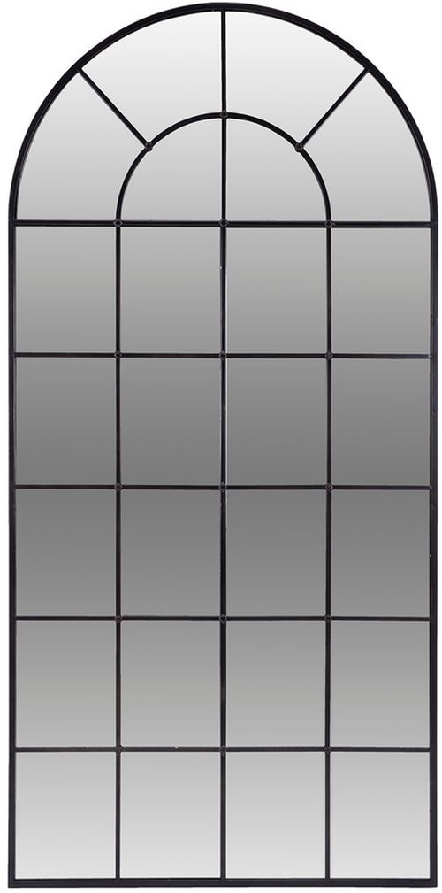 Decor-Rest® Furniture LTD Palladium Natural Industrial Floor Antique Mirror-0