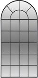 Decor-Rest® Furniture LTD Palladium Natural Industrial Floor Antique Mirror-0
