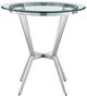 Armen Living Naomi and Chelsea 5-Piece Brushed Stainless Steel Counter Height Dining Set-3