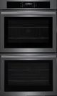 Frigidaire® 30” Black Stainless Steel Electric Double Wall Oven with Air Fry-0