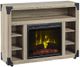 Dimplex® Chelsea Distressed Oak TV Stand with 18" Electric Fireplace-1