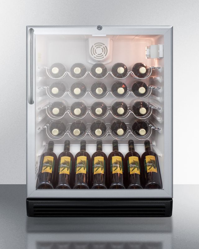 Summit® 24" Aluminum Wine Cooler-2