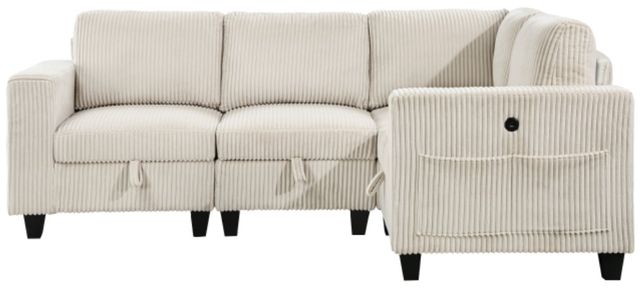 Homelegance® Walterboro 4-Piece Beige Modular Sectional-2