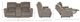 La-Z-Boy® Cassian Dark Chocolate Leather Power Reclining Loveseat with Console, Headrest, and Lumbar-2