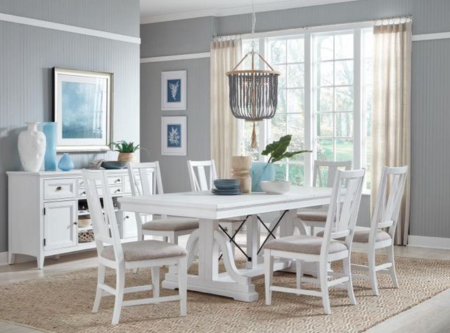 Magnussen Home® Heron Cove 2-Piece Baja Fog/Chalk White Step Up Side Chair with Upholstered Seat and Back-1