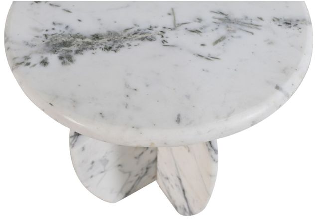 Meridian Furniture Formentera White Marble End Table-2
