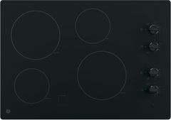 GE® 30" Black Electric Cooktop