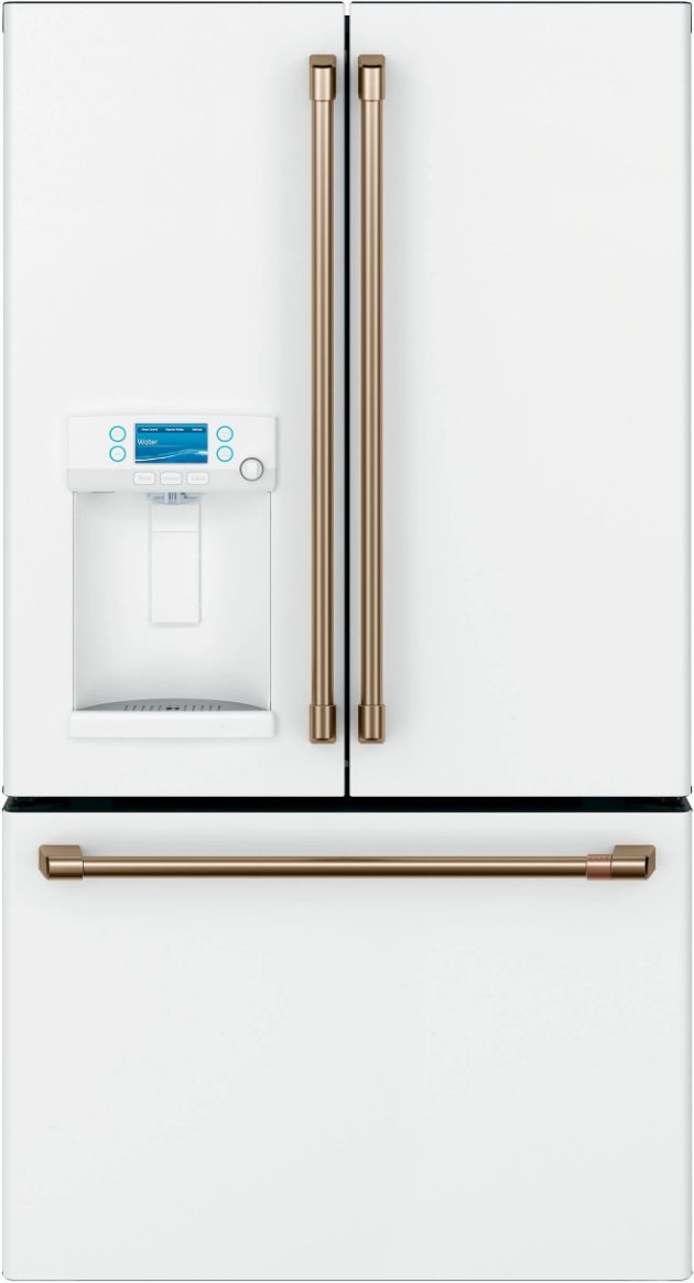 Café™ 36" 27.8 Cu. Ft. Matte White French Door Refrigerator-0