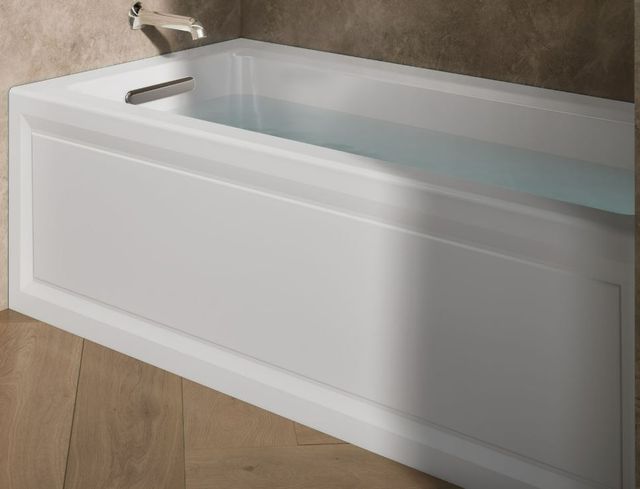 KOHLER® Archer® White 60" x 30" Alcove Whirlpool Bath - Left Drain-4