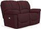 La-Z-Boy® Hayes Burgundy La-Z-Time® Power-Recline™ Full Reclining Loveseat with Power Headrest-1