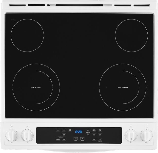 Whirlpool® 30" White Slide In Electric Range-5