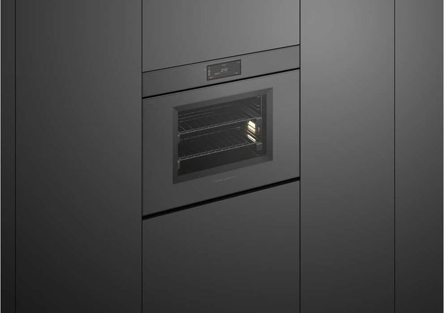 Fisher & Paykel Series 11 Minimal 30" Grey Glass Combination Steam Oven-4