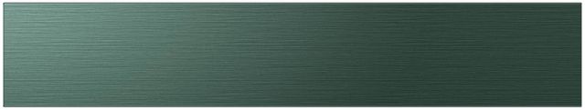 Samsung Bespoke 36" Emerald Green Steel French Door Refrigerator Middle Panel-0