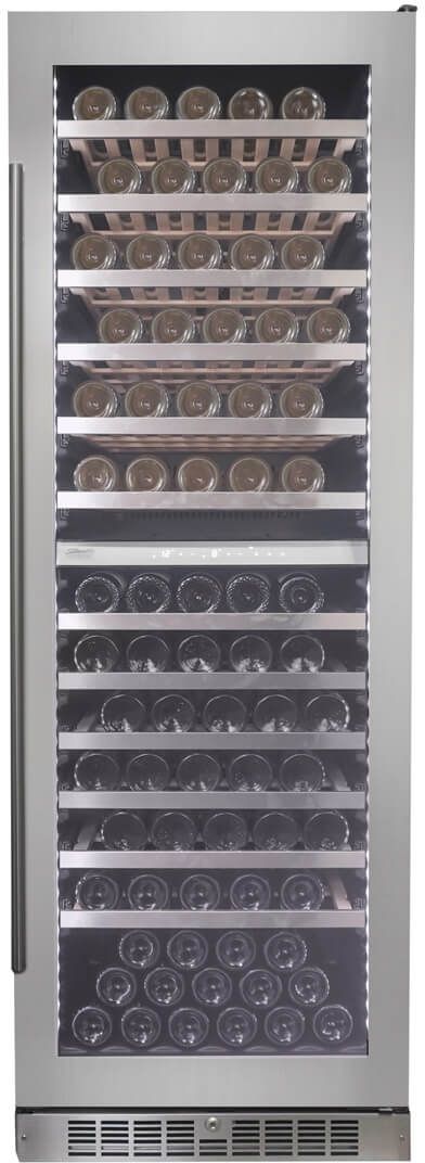 Silhouette® Professional™ Saxony 1 24" 4 Cu. Ft. Stainless Steel Frame Wine Cooler-1