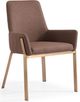 VIG Furniture Modrest Robin Brass/Brown Dining Chair-0