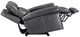 Flexsteel® Alexander Weathered Gray Power Recliner with Power Headrest and Lumbar-4
