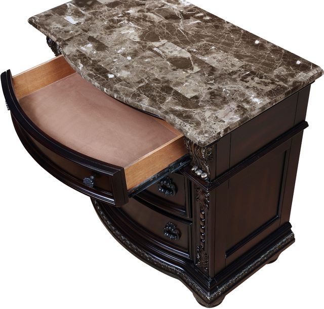 Crown Mark Stanley Brown Nightstand-2