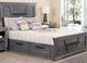 Handstone Algoma Queen 4 Drawer Storage Platform Bed Bed with 22’’ Low Footboard-0