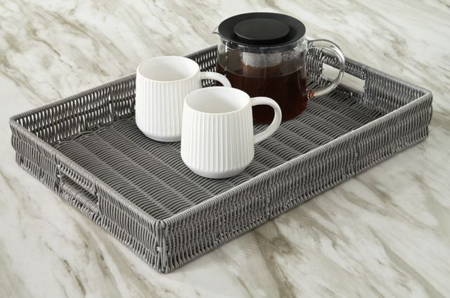 Signature Design by Ashley® Evonne Antique Gray Tray-4