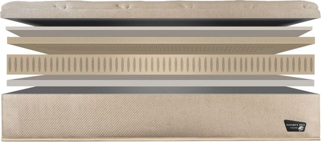Spring Air® Nature's Rest Yosemite 11" Latex Extra Firm Tight Top Queen Mattress-2
