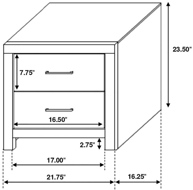 Coaster® Brantford 4-Piece Barrel Oak King Storage Bedroom Set-3