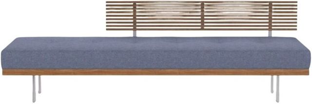 American Leather® Customizable Knox Fabric Right-Arm Facing Bench-3