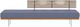 American Leather® Customizable Knox Fabric Right-Arm Facing Bench-3