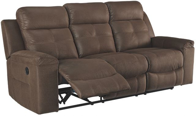 Signature Design by Ashley® Jesolo Coffee Manual Reclining Sofa-1
