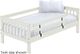 Crate Designs™ Furniture Cloud Twin XL Mission Upper Bunk Bed-0