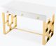 TOV Furniture Audrey White Lacquer Desk-3