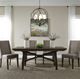 Liberty Furniture Double Bridge 5-Piece Dark Chestnut/Gray Optional Trestle Dining Set-1