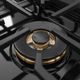 ZLINE Marino 36" Satin Stainless Steel Pro Style Dual Fuel Range with 6-Burner DuoPro™ Cooktop and Electric Convection Oven-5