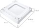 LG 27" W x 6" H White Pedestal-3