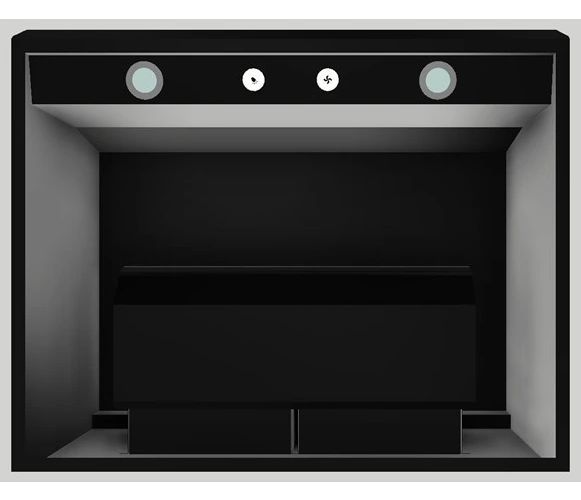 Vent-A-Hood® 36" Black Wall Hood-3