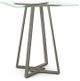Amisco Customizable Dirk Clear Glass Square Bar Table-0