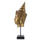 A & B Home Bronze 7" Buddha Head Statue-3