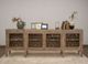 International Furniture Direct Mandala Drift Sand 4-Door Console-2
