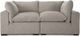 Decor-Rest® 2660 2-Piece Beige Sectional Sofa-0