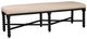 Furniture Classics Monetti Black/White Bench-0