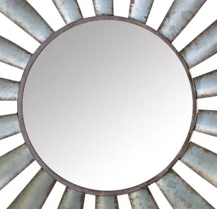 Classy Art Style 18 Chrome/Gray Wall Mirror-1