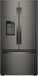Whirlpool® 23.8 Cu. Ft. Counter Depth French Door Refrigerator-Fingerprint Resistant Black Stainless-0