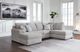 Benchcraft® Gabyleigh 2-Piece Nickel Left-Arm Facing Sectional and Chaise-3