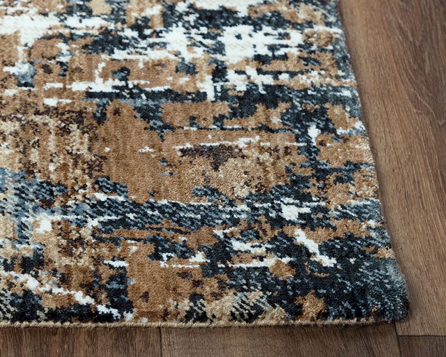 Rizzy Home Elite Brown 5’x 8' Area Rug-1
