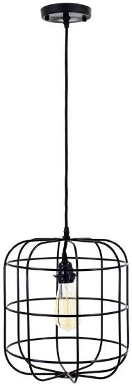 YHD Black Stainless 1-Light Pendant Lighting-1
